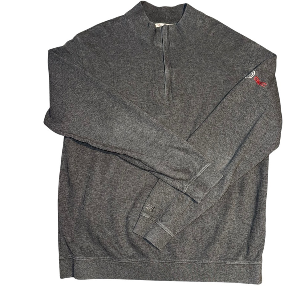 📌CUTTER & BUCK MEN’S XL SUPIMA COTTON QUARTER-ZIP SWEATER